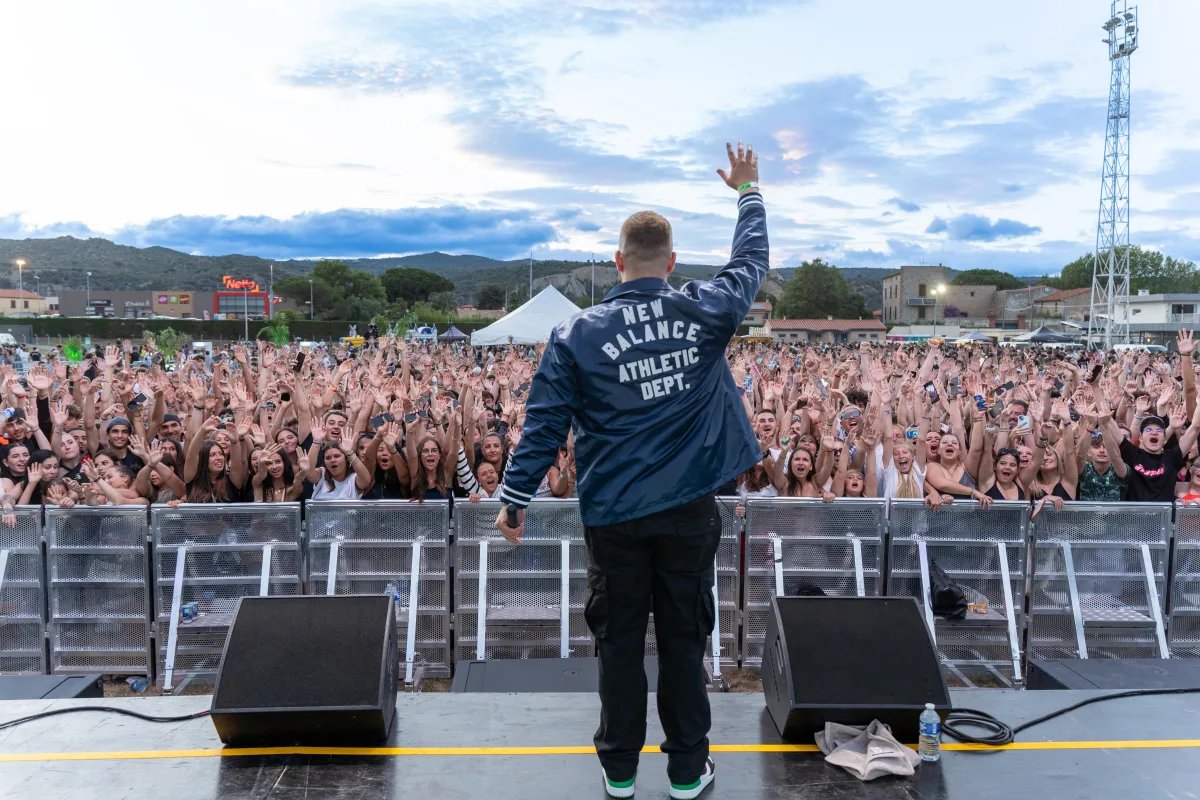 Festival scène foule — photographe Perpignan
