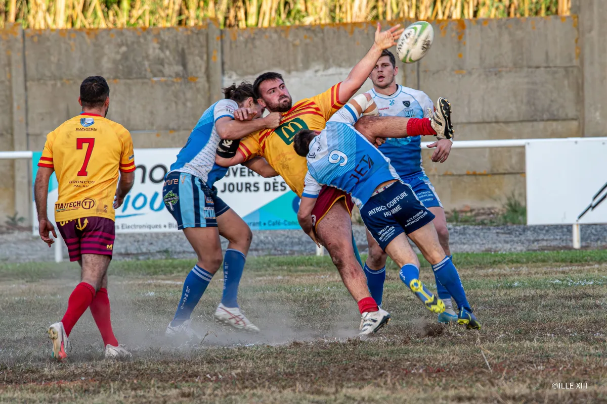 Sport rugby duel — photographe Perpignan