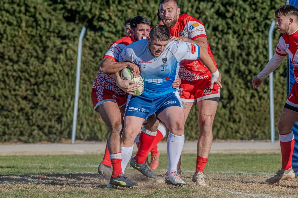 Sport rugby percée — photographe Perpignan